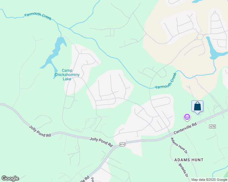 map of restaurants, bars, coffee shops, grocery stores, and more near 6404 Cordelia Road in Williamsburg