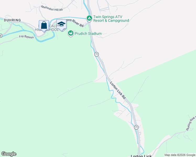 map of restaurants, bars, coffee shops, grocery stores, and more near 153 Kade Hollow Rd in Bluefield