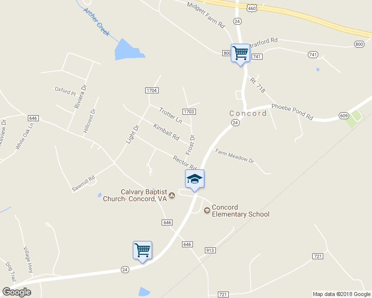 map of restaurants, bars, coffee shops, grocery stores, and more near 24 Kimball Road in Concord