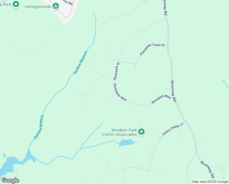 map of restaurants, bars, coffee shops, grocery stores, and more near 11800 Southern Points Drive in Chesterfield