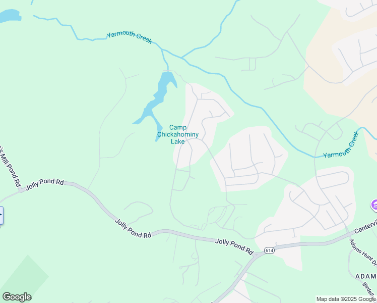map of restaurants, bars, coffee shops, grocery stores, and more near 6429 Yarmouth Run in Williamsburg