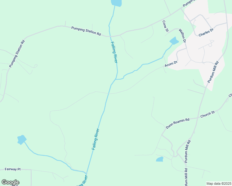 map of restaurants, bars, coffee shops, grocery stores, and more near 100 Acorn Drive in Appomattox