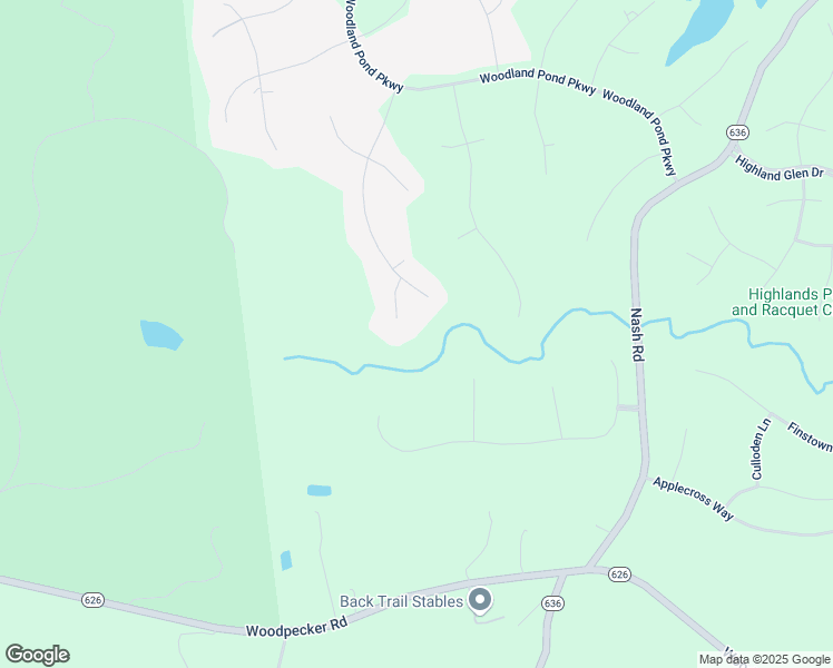 map of restaurants, bars, coffee shops, grocery stores, and more near 9413 Park Branch Court in Chesterfield