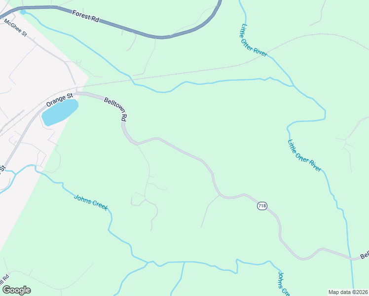 map of restaurants, bars, coffee shops, grocery stores, and more near 1612 Belltown Road in Bedford