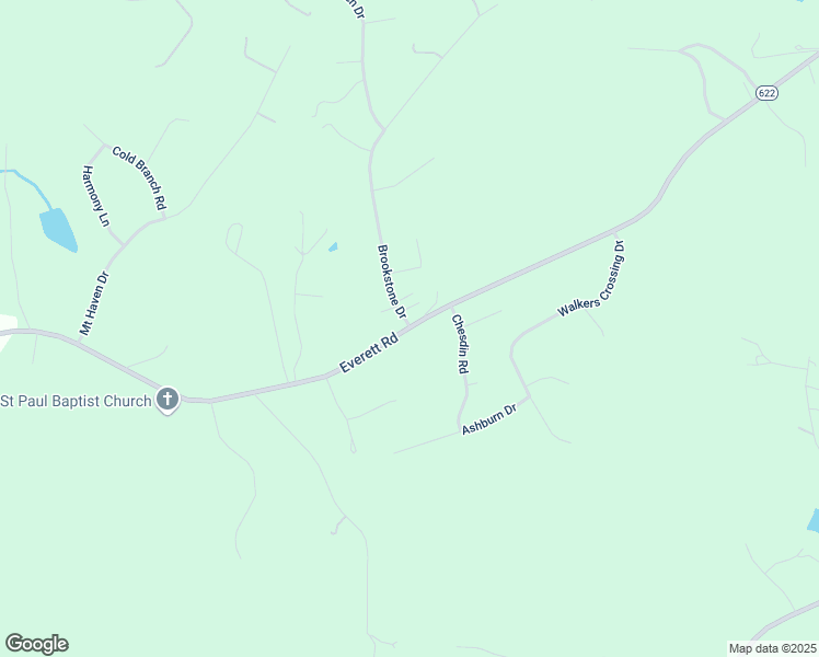 map of restaurants, bars, coffee shops, grocery stores, and more near 5259 Everett Road in Forest