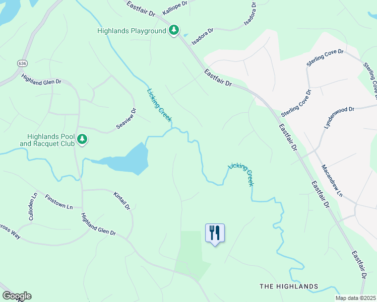 map of restaurants, bars, coffee shops, grocery stores, and more near 11707 Burray Road in Chesterfield
