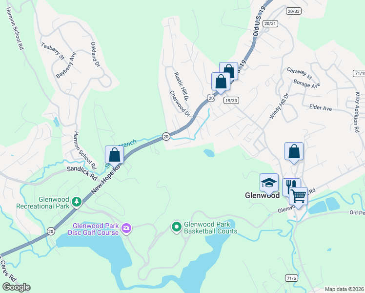 map of restaurants, bars, coffee shops, grocery stores, and more near 225 Periwinkle Road in Princeton