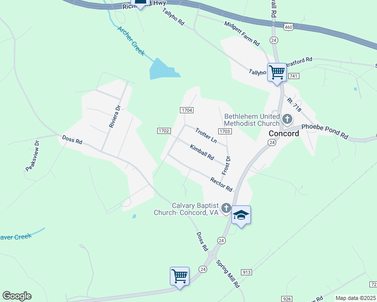 map of restaurants, bars, coffee shops, grocery stores, and more near 178 Kimball Road in Concord