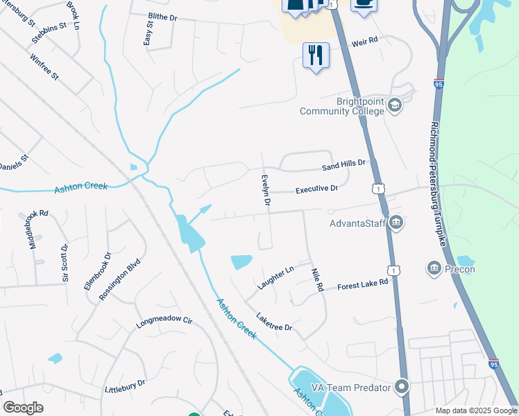 map of restaurants, bars, coffee shops, grocery stores, and more near 2904 Cicero Parkway in Chester