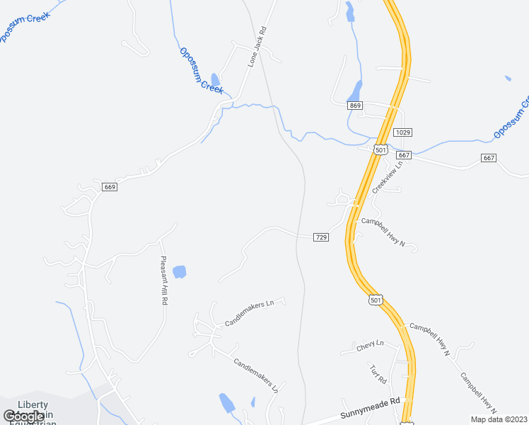 map of restaurants, bars, coffee shops, grocery stores, and more near 369 Pleasant Hill Road in Lynchburg