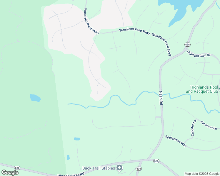 map of restaurants, bars, coffee shops, grocery stores, and more near 11613 Park Branch Lane in Chesterfield