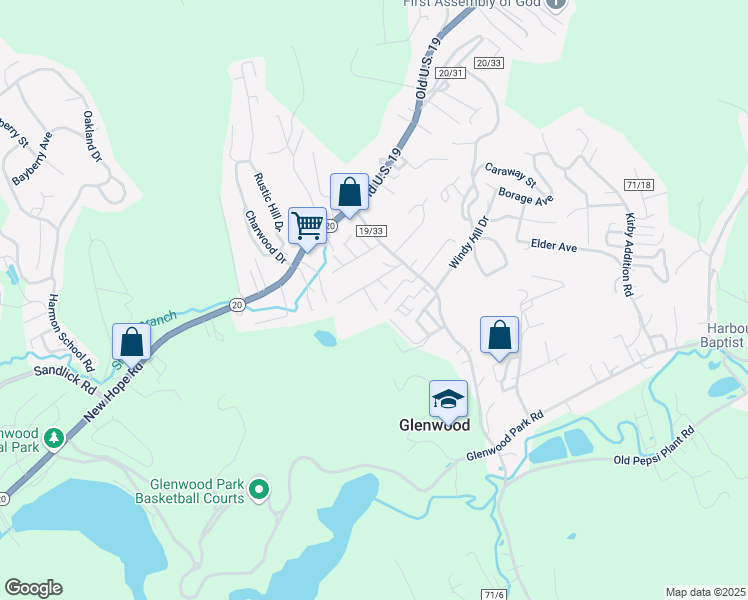 map of restaurants, bars, coffee shops, grocery stores, and more near 191 Boggs Street in Princeton