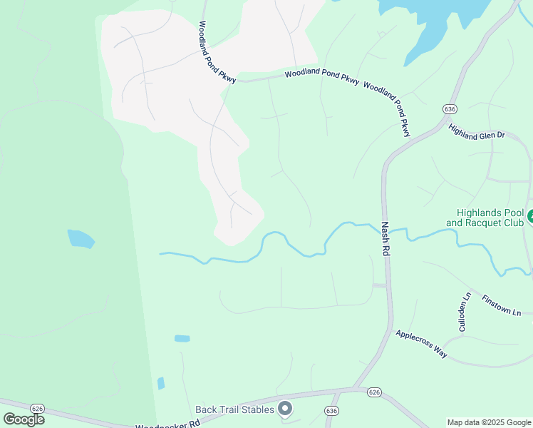 map of restaurants, bars, coffee shops, grocery stores, and more near 11607 Park Branch Lane in Chesterfield
