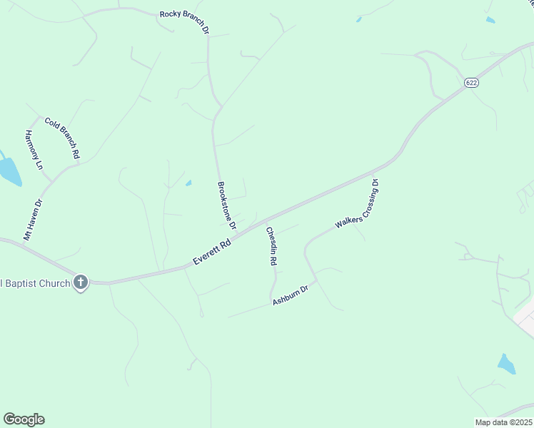 map of restaurants, bars, coffee shops, grocery stores, and more near 5390 Everett Road in Forest
