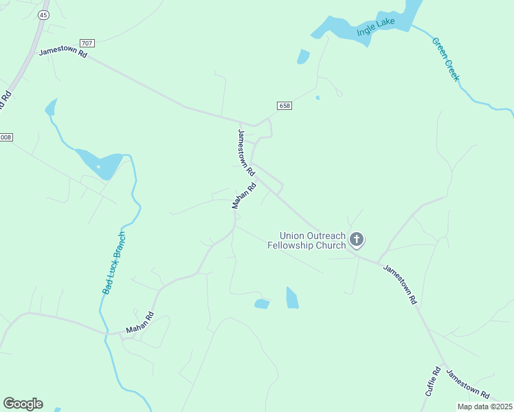 map of restaurants, bars, coffee shops, grocery stores, and more near 174 Jamestown Road in Farmville