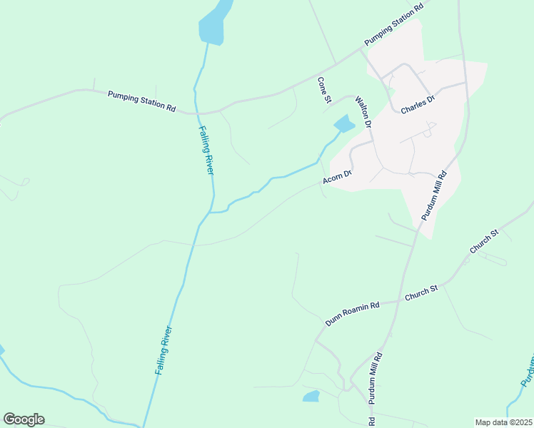 map of restaurants, bars, coffee shops, grocery stores, and more near 100-322 Acorn Drive in Appomattox