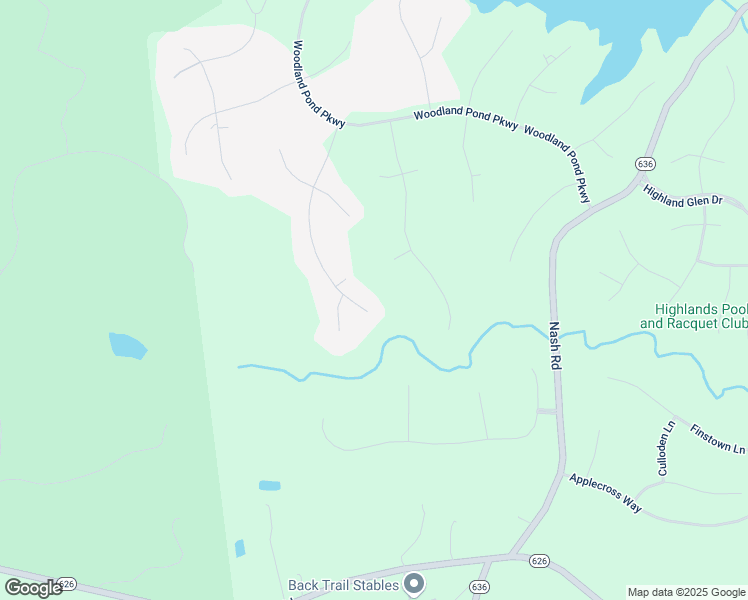 map of restaurants, bars, coffee shops, grocery stores, and more near 11607 Park Branch Lane in Chesterfield