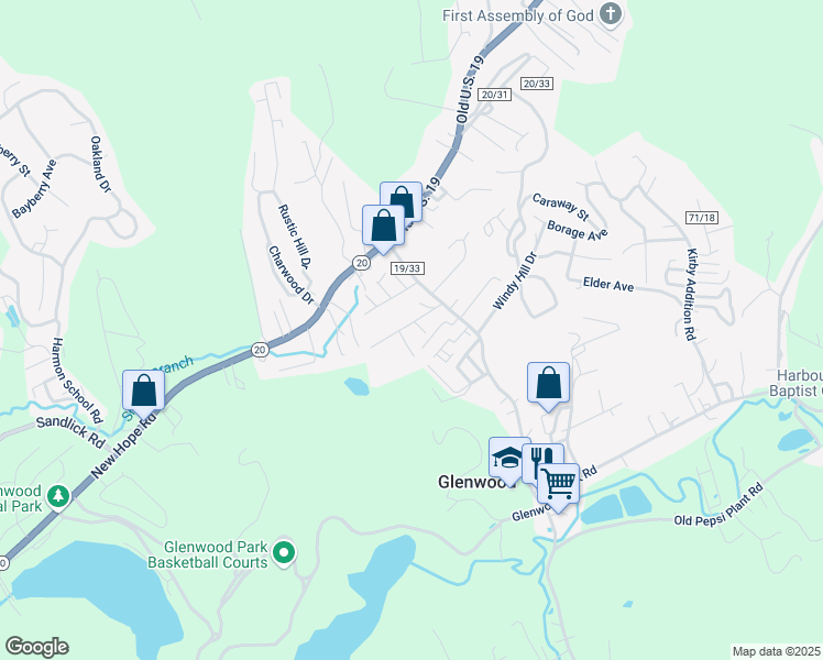 map of restaurants, bars, coffee shops, grocery stores, and more near 191 Boggs Street in Princeton