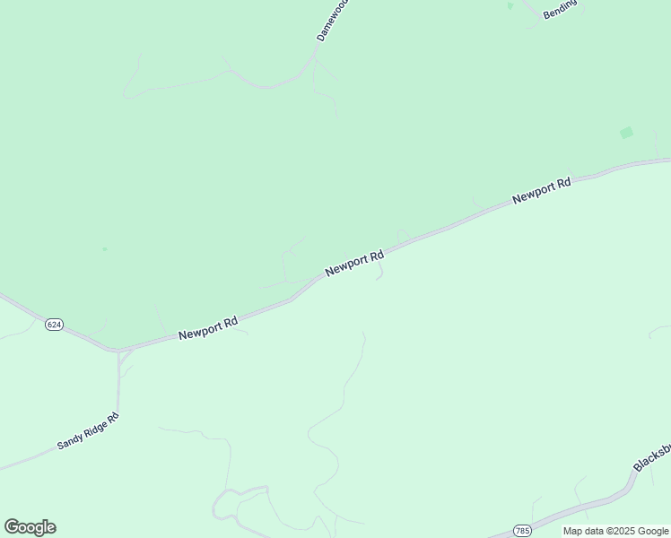 map of restaurants, bars, coffee shops, grocery stores, and more near Newport Road in Catawba