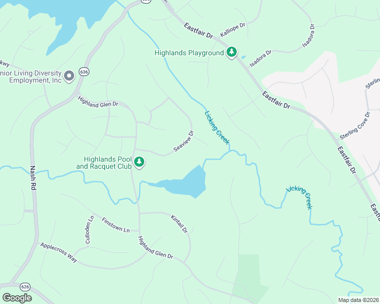 map of restaurants, bars, coffee shops, grocery stores, and more near 8305 Seaview Drive in Chesterfield