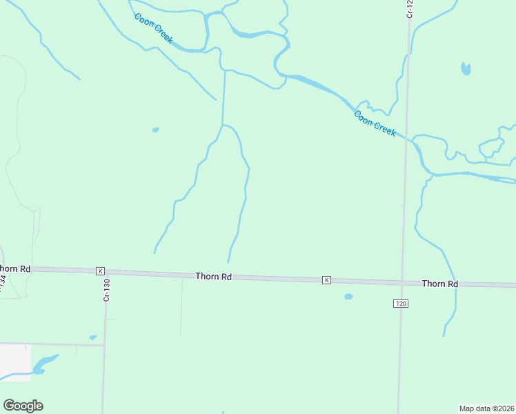 map of restaurants, bars, coffee shops, grocery stores, and more near 12367 Thorn Road in Jasper