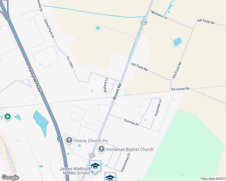 map of restaurants, bars, coffee shops, grocery stores, and more near 1217 Lafayette Close in Madisonville