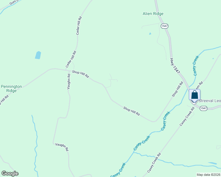 map of restaurants, bars, coffee shops, grocery stores, and more near 892 Shop Hill Road in Liberty