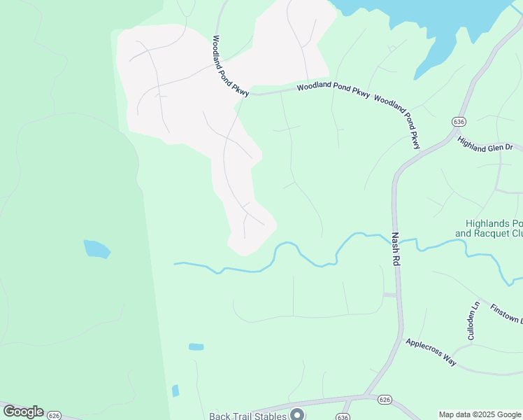 map of restaurants, bars, coffee shops, grocery stores, and more near 11601 Park Branch Lane in Chesterfield