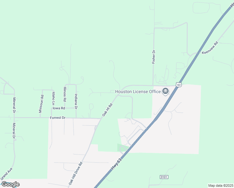 map of restaurants, bars, coffee shops, grocery stores, and more near 16661 Oak Hill Drive Road in Houston