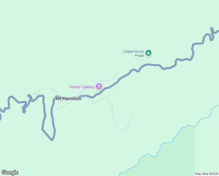 map of restaurants, bars, coffee shops, grocery stores, and more near 7263 San Antonio Valley Road in Mount Hamilton