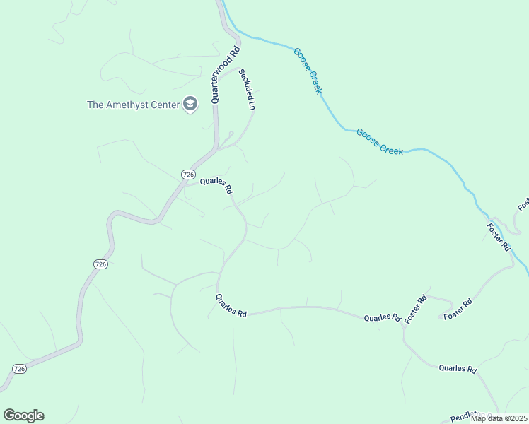 map of restaurants, bars, coffee shops, grocery stores, and more near 3173 Quarles Road in Thaxton