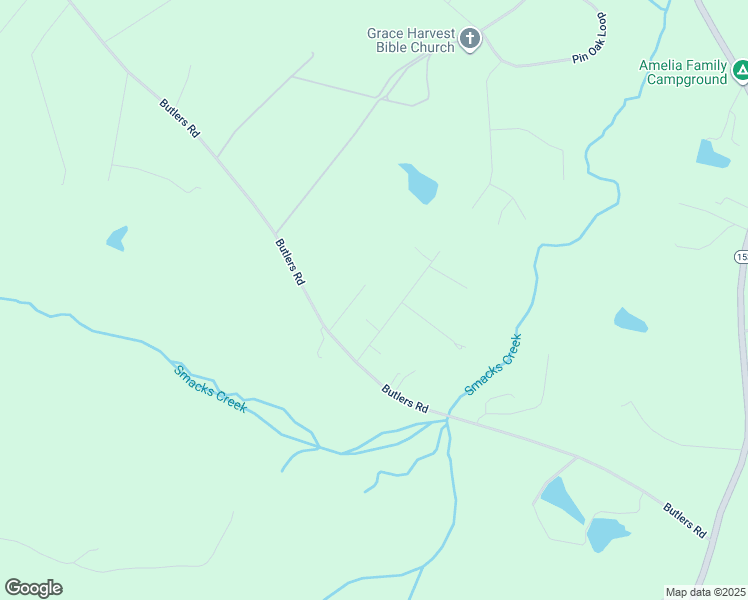 map of restaurants, bars, coffee shops, grocery stores, and more near 9041 Oak Forest Drive in Amelia Court House