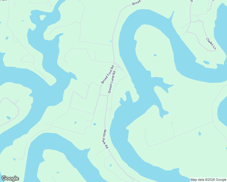 map of restaurants, bars, coffee shops, grocery stores, and more near Dream Land Road in Clarkson