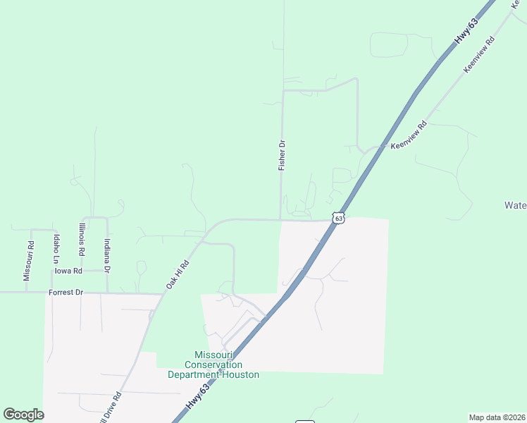 map of restaurants, bars, coffee shops, grocery stores, and more near 16697 Oak Hill Drive Road in Houston