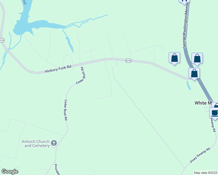 map of restaurants, bars, coffee shops, grocery stores, and more near 4778 Clopton Drive in Gloucester County