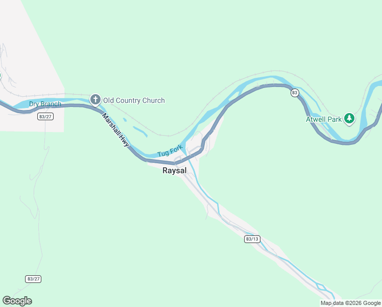 map of restaurants, bars, coffee shops, grocery stores, and more near Bartley Store Bottom Rd in McDowell