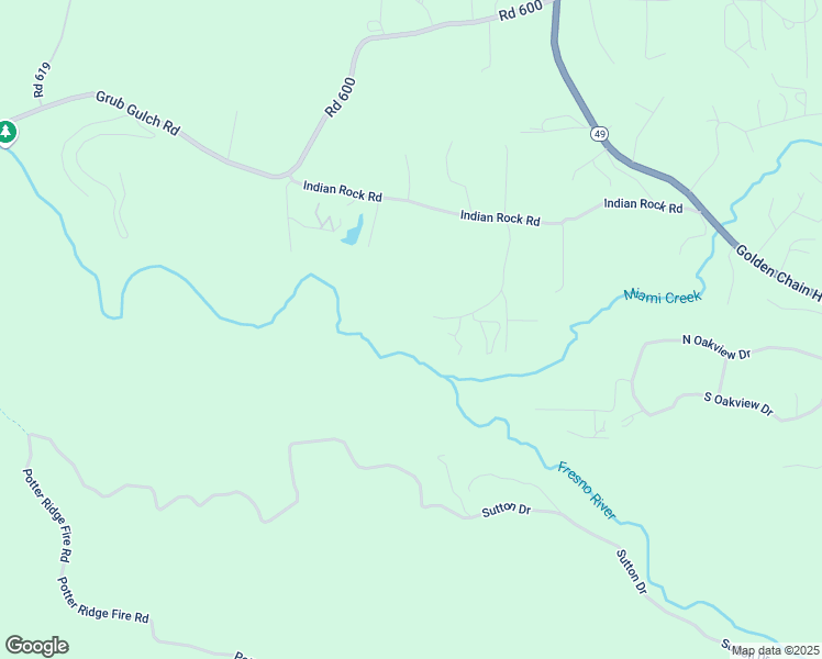 map of restaurants, bars, coffee shops, grocery stores, and more near 40957 Shandee Lane in Ahwahnee