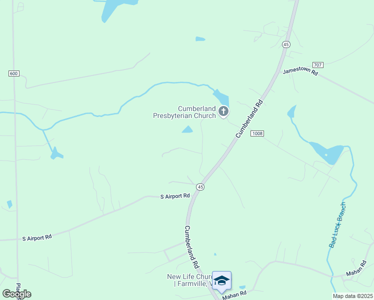 map of restaurants, bars, coffee shops, grocery stores, and more near Fletcher Drive in Farmville