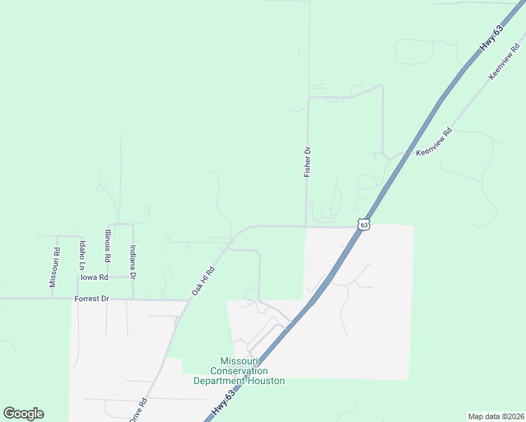 map of restaurants, bars, coffee shops, grocery stores, and more near 16697 Oak Hill Drive Road in Houston