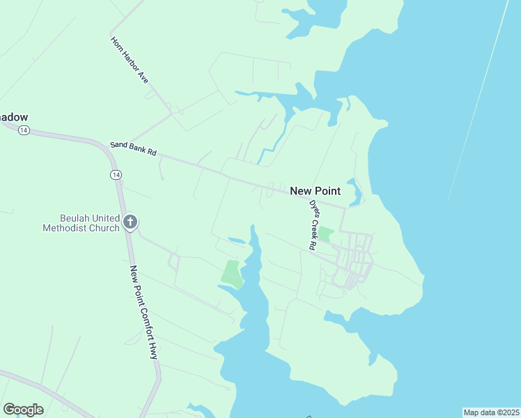 map of restaurants, bars, coffee shops, grocery stores, and more near 562 Sand Bank Road in New Point