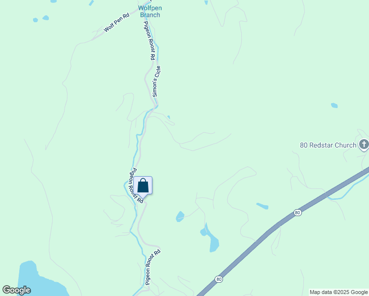 map of restaurants, bars, coffee shops, grocery stores, and more near Blacklick Hollow Road in Bulan