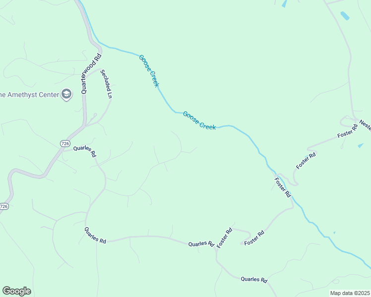 map of restaurants, bars, coffee shops, grocery stores, and more near 100 Goose Creek Terrace in Thaxton