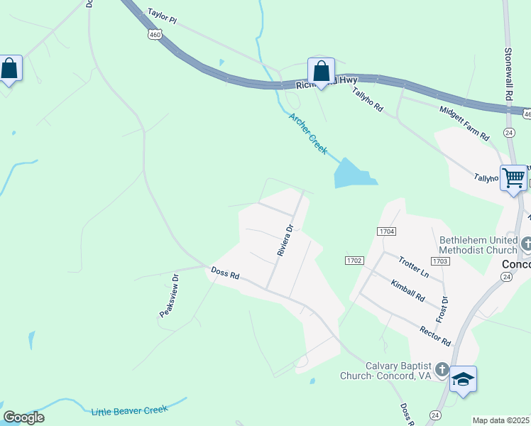 map of restaurants, bars, coffee shops, grocery stores, and more near 88 Windsor Forest Drive in Concord