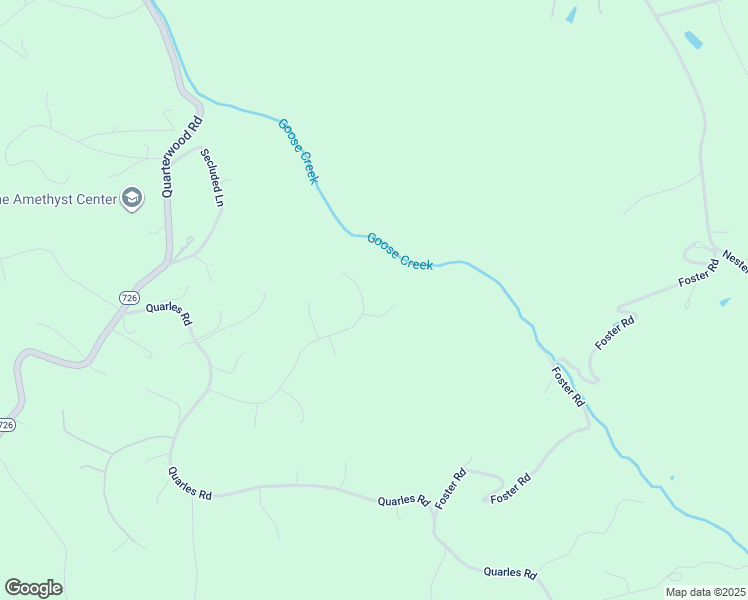 map of restaurants, bars, coffee shops, grocery stores, and more near 100 Goose Creek Terrace in Thaxton