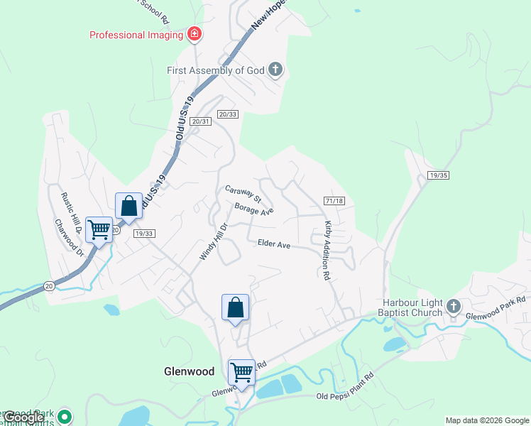 map of restaurants, bars, coffee shops, grocery stores, and more near County Highway 71/9 in Mercer County