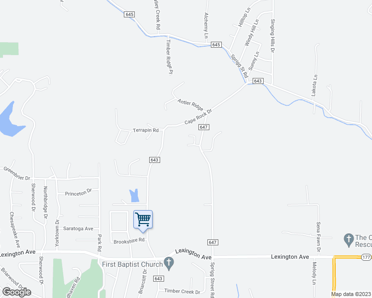 map of restaurants, bars, coffee shops, grocery stores, and more near 1113 Hidden Valley Drive in Cape Girardeau