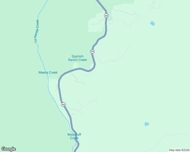 map of restaurants, bars, coffee shops, grocery stores, and more near 11100 La Honda Road in La Honda