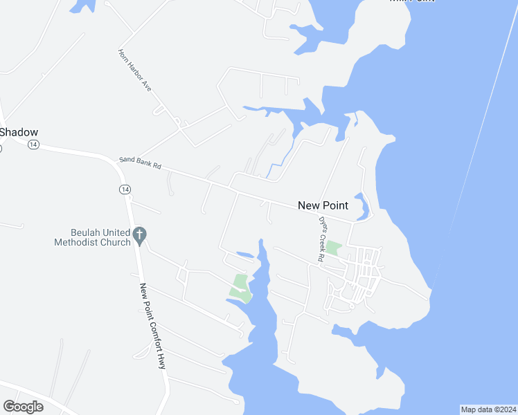 map of restaurants, bars, coffee shops, grocery stores, and more near 516 Sand Bank Road in Port Haywood