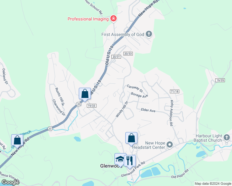 map of restaurants, bars, coffee shops, grocery stores, and more near Blue Rock Circle in Princeton