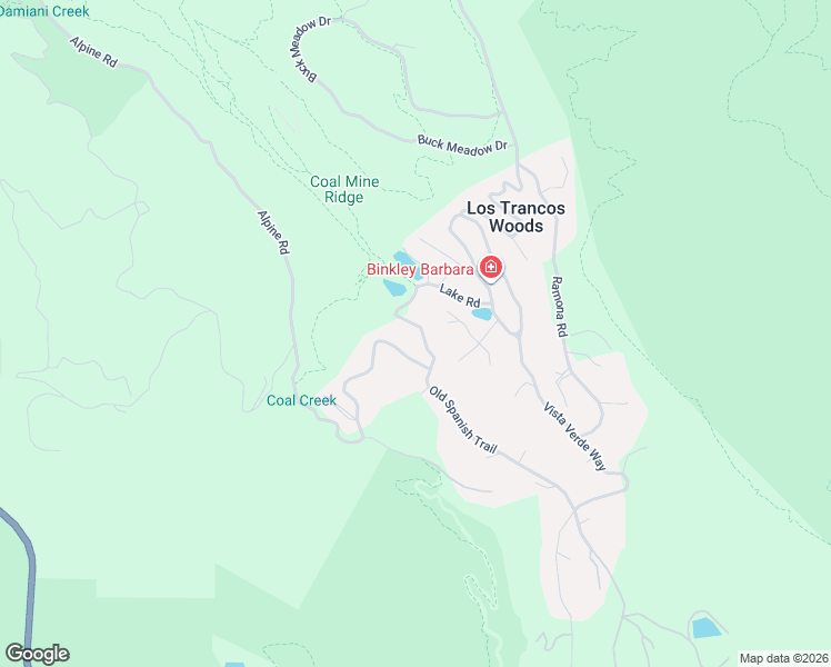 map of restaurants, bars, coffee shops, grocery stores, and more near 76 Old Spanish Trail in Portola Valley